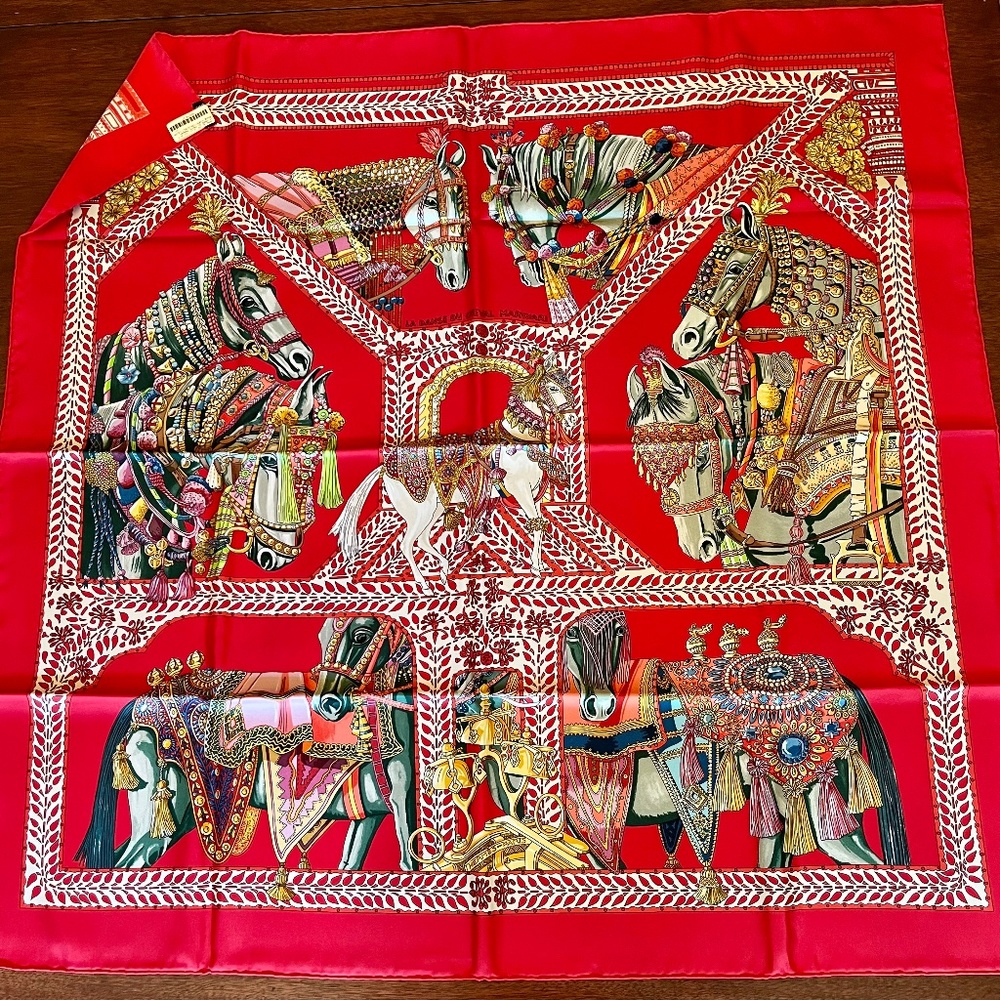 Hermes La Danse du Cheval Scarf